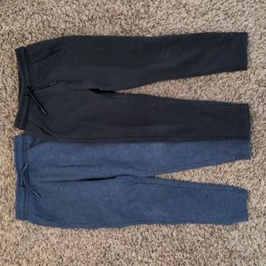 Set of Two Pairs of Joggers Sweatpants All in Motion XS